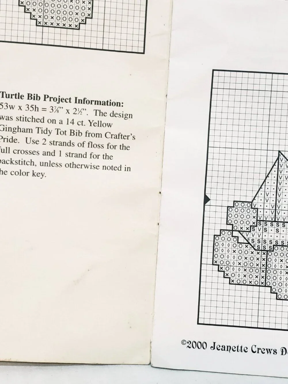 Pitter Patter #3 Baby Cross Stitch Pattern Booklet Janlynn 2000 Turtle Sailboat